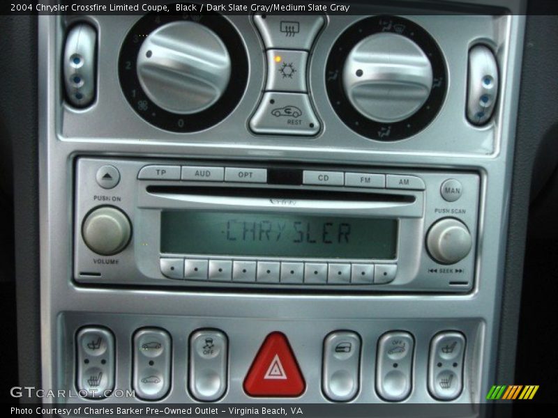 Black / Dark Slate Gray/Medium Slate Gray 2004 Chrysler Crossfire Limited Coupe