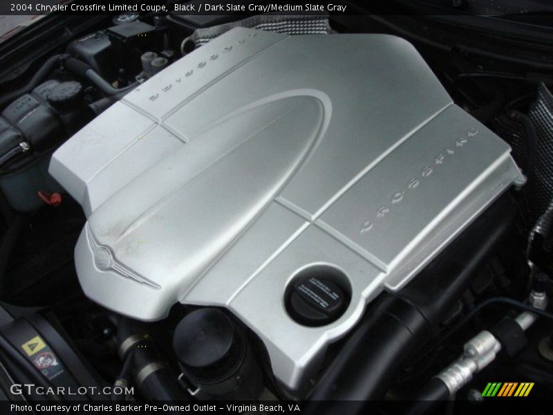 Black / Dark Slate Gray/Medium Slate Gray 2004 Chrysler Crossfire Limited Coupe