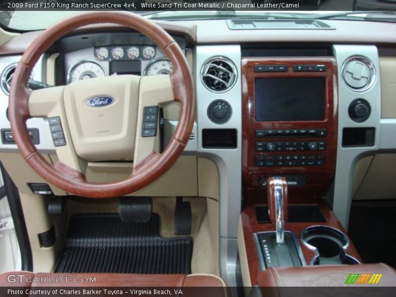 White Sand Tri Coat Metallic / Chaparral Leather/Camel 2009 Ford F150 King Ranch SuperCrew 4x4