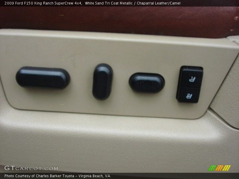 White Sand Tri Coat Metallic / Chaparral Leather/Camel 2009 Ford F150 King Ranch SuperCrew 4x4