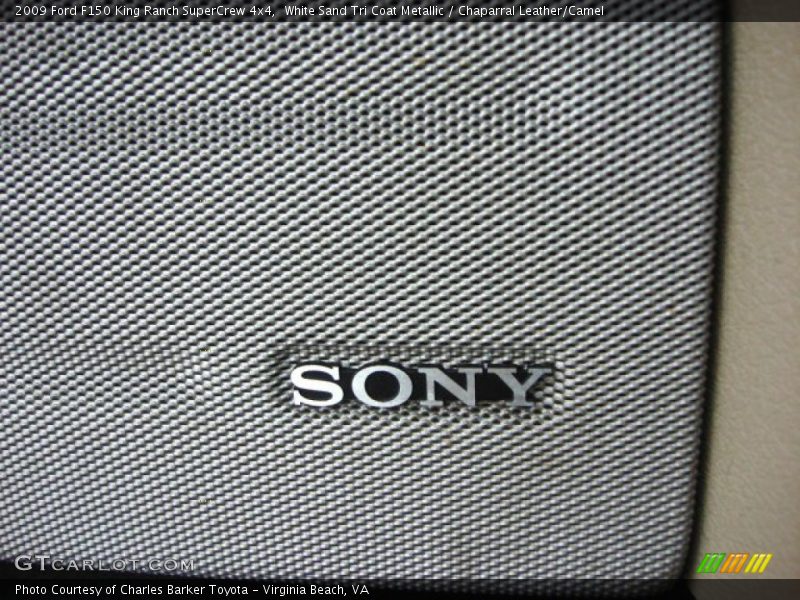 White Sand Tri Coat Metallic / Chaparral Leather/Camel 2009 Ford F150 King Ranch SuperCrew 4x4