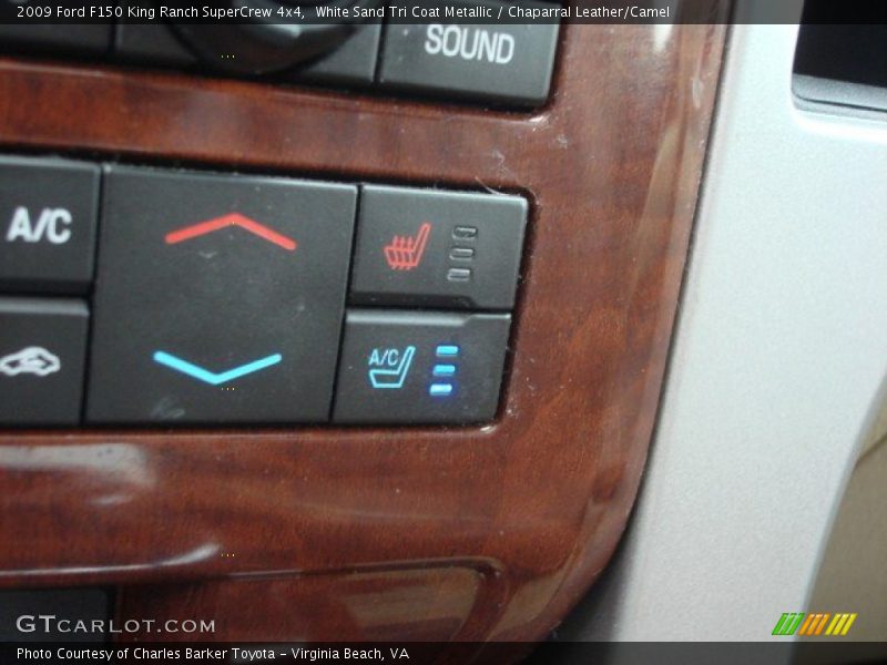 White Sand Tri Coat Metallic / Chaparral Leather/Camel 2009 Ford F150 King Ranch SuperCrew 4x4