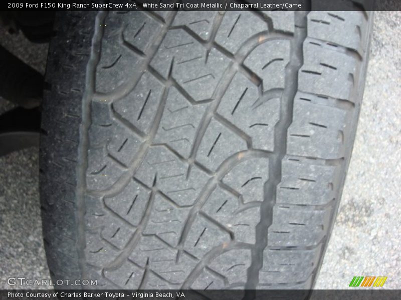 White Sand Tri Coat Metallic / Chaparral Leather/Camel 2009 Ford F150 King Ranch SuperCrew 4x4