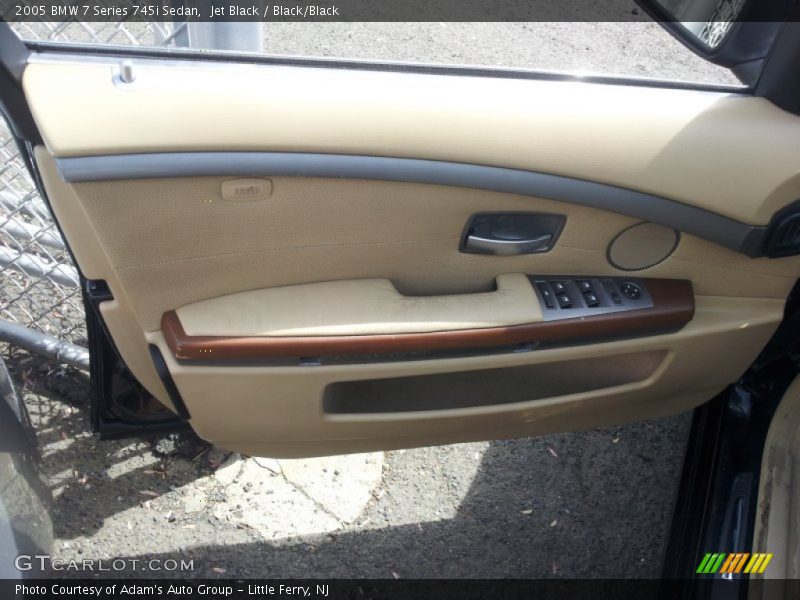 Jet Black / Black/Black 2005 BMW 7 Series 745i Sedan