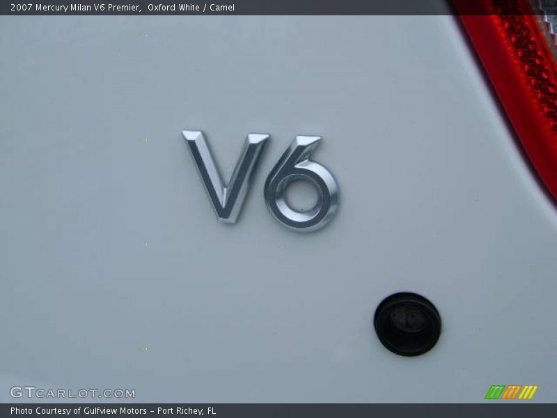 Oxford White / Camel 2007 Mercury Milan V6 Premier