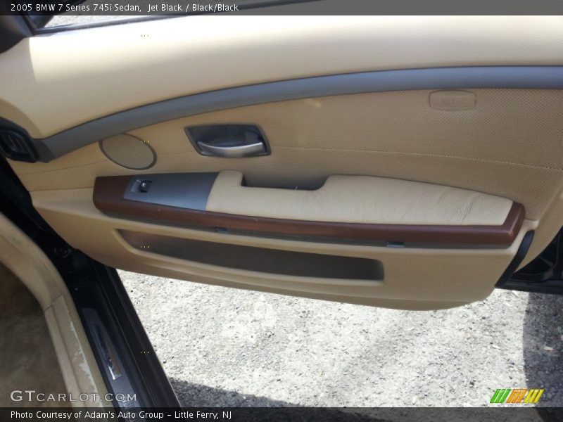 Jet Black / Black/Black 2005 BMW 7 Series 745i Sedan