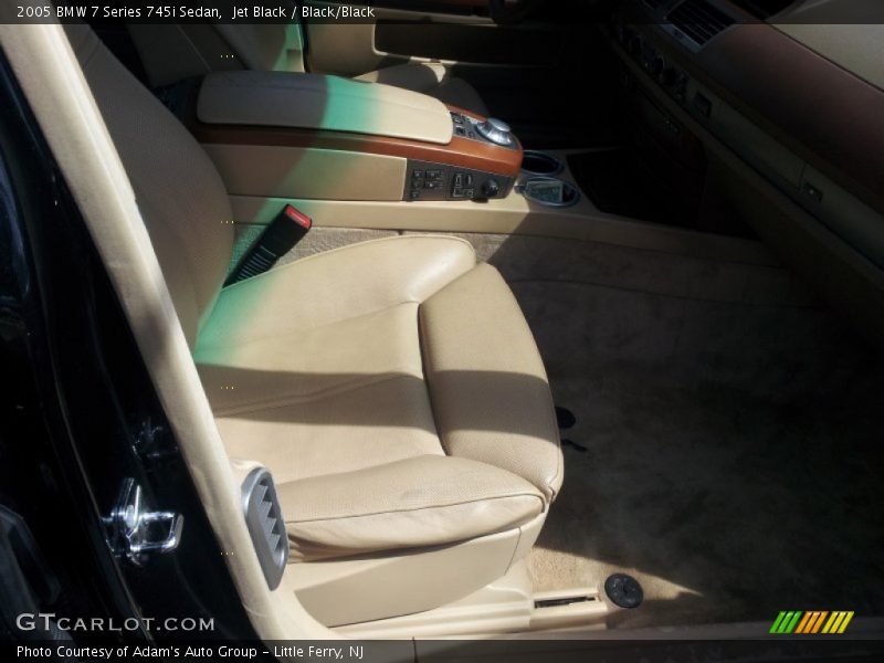 Jet Black / Black/Black 2005 BMW 7 Series 745i Sedan