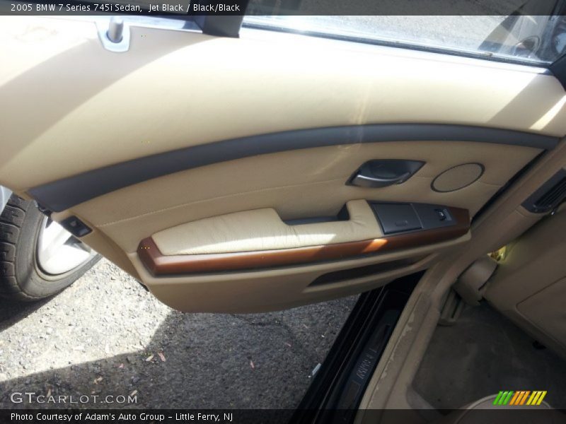 Jet Black / Black/Black 2005 BMW 7 Series 745i Sedan