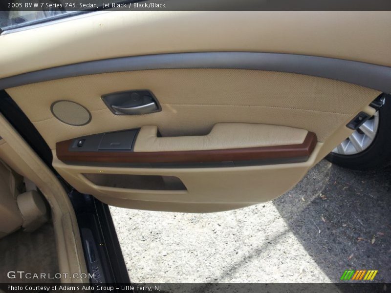 Jet Black / Black/Black 2005 BMW 7 Series 745i Sedan