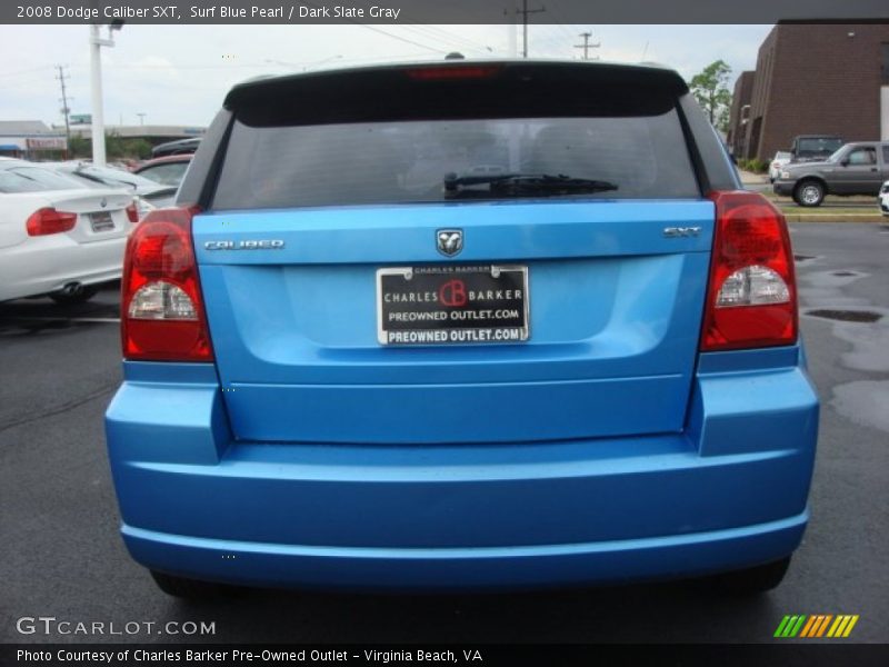 Surf Blue Pearl / Dark Slate Gray 2008 Dodge Caliber SXT