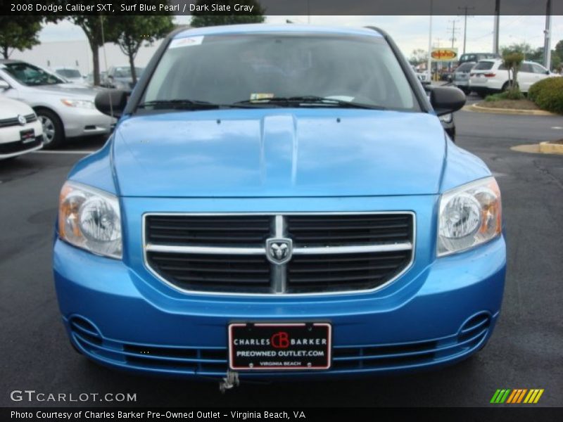 Surf Blue Pearl / Dark Slate Gray 2008 Dodge Caliber SXT