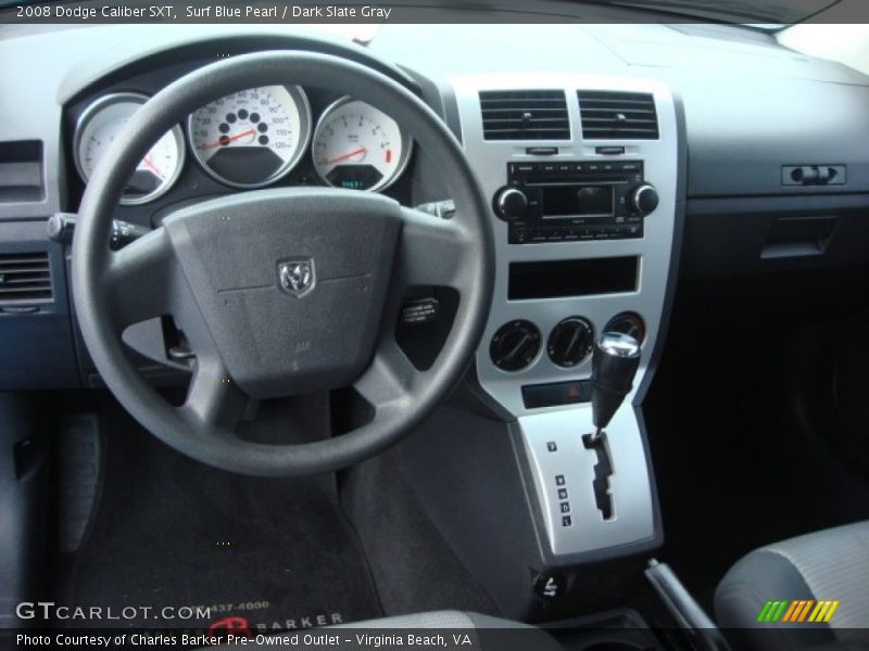 Surf Blue Pearl / Dark Slate Gray 2008 Dodge Caliber SXT