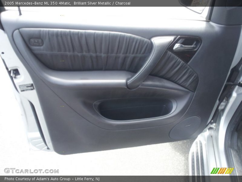 Brilliant Silver Metallic / Charcoal 2005 Mercedes-Benz ML 350 4Matic