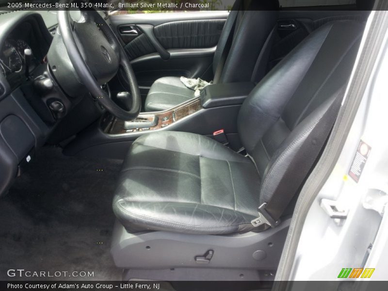Brilliant Silver Metallic / Charcoal 2005 Mercedes-Benz ML 350 4Matic