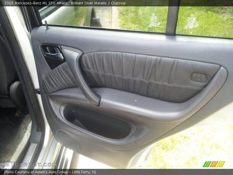 Brilliant Silver Metallic / Charcoal 2005 Mercedes-Benz ML 350 4Matic