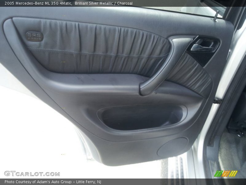 Brilliant Silver Metallic / Charcoal 2005 Mercedes-Benz ML 350 4Matic