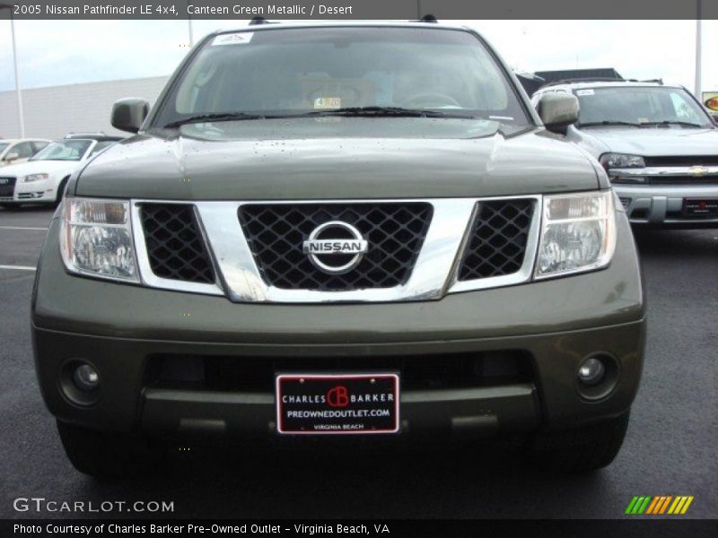 Canteen Green Metallic / Desert 2005 Nissan Pathfinder LE 4x4