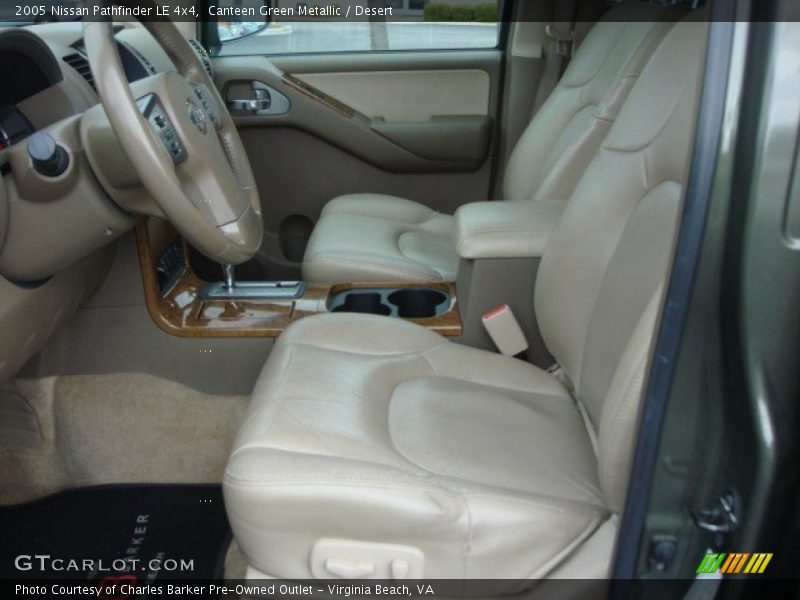 Canteen Green Metallic / Desert 2005 Nissan Pathfinder LE 4x4