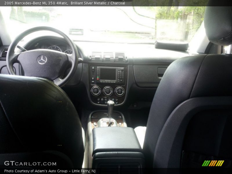 Brilliant Silver Metallic / Charcoal 2005 Mercedes-Benz ML 350 4Matic