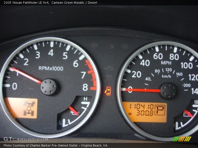 Canteen Green Metallic / Desert 2005 Nissan Pathfinder LE 4x4