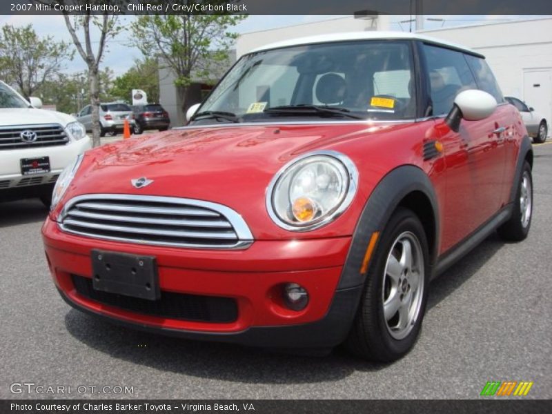 Chili Red / Grey/Carbon Black 2007 Mini Cooper Hardtop