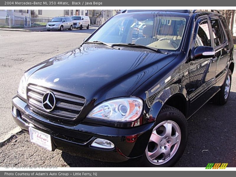 Black / Java Beige 2004 Mercedes-Benz ML 350 4Matic