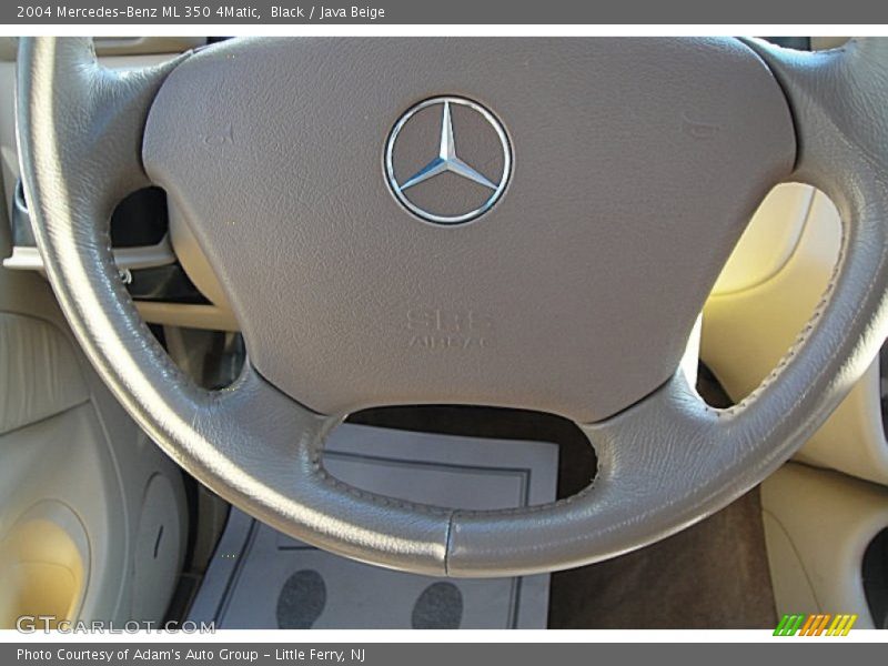 Black / Java Beige 2004 Mercedes-Benz ML 350 4Matic