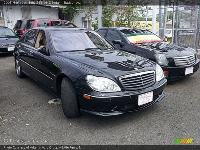 Black / Java 2003 Mercedes-Benz S 55 AMG Sedan