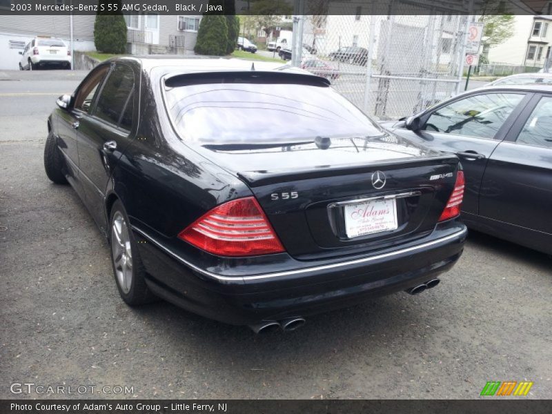 Black / Java 2003 Mercedes-Benz S 55 AMG Sedan