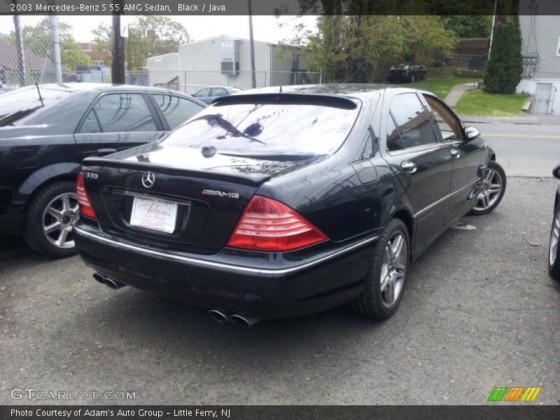 Black / Java 2003 Mercedes-Benz S 55 AMG Sedan