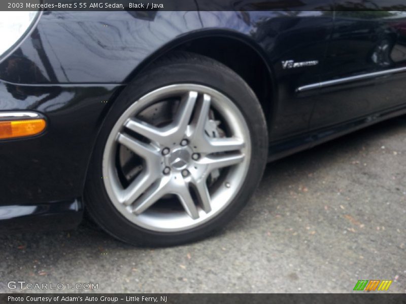 Black / Java 2003 Mercedes-Benz S 55 AMG Sedan