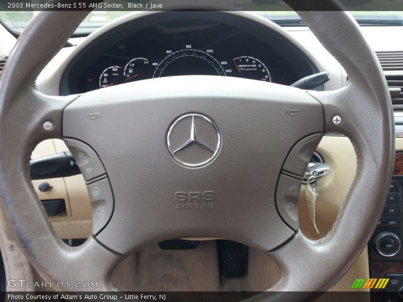 Black / Java 2003 Mercedes-Benz S 55 AMG Sedan