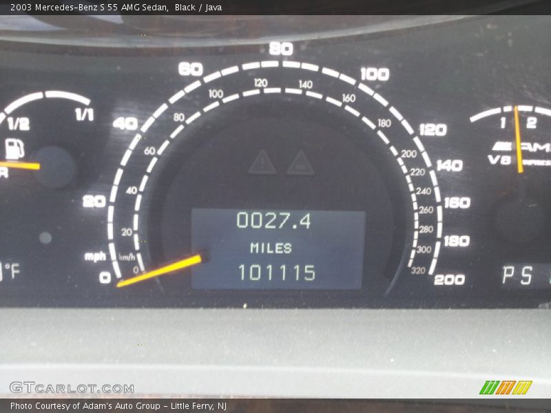 Black / Java 2003 Mercedes-Benz S 55 AMG Sedan