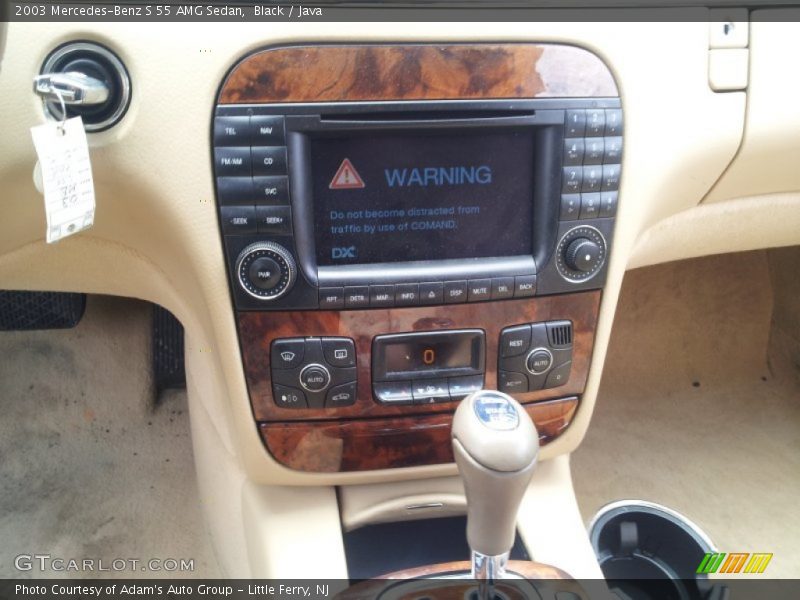 Black / Java 2003 Mercedes-Benz S 55 AMG Sedan