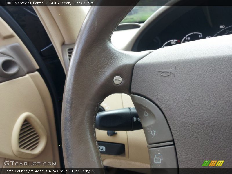 Black / Java 2003 Mercedes-Benz S 55 AMG Sedan