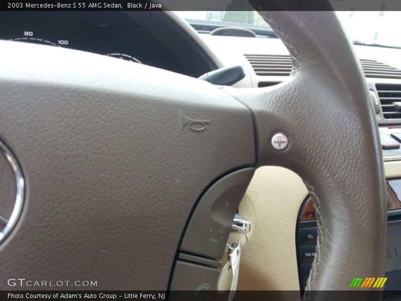 Black / Java 2003 Mercedes-Benz S 55 AMG Sedan