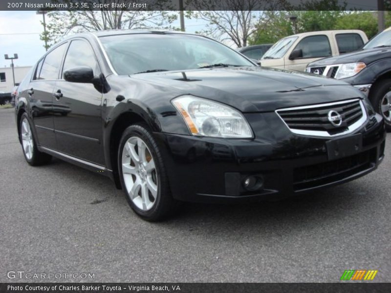Super Black / Frost 2007 Nissan Maxima 3.5 SE