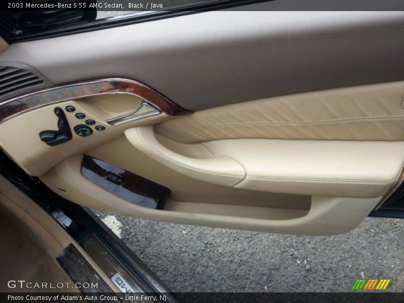 Black / Java 2003 Mercedes-Benz S 55 AMG Sedan