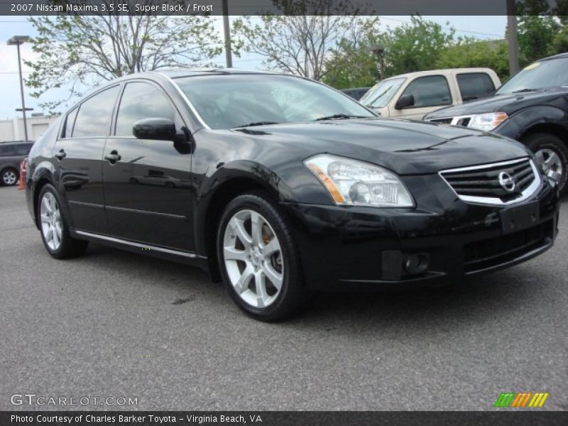 Super Black / Frost 2007 Nissan Maxima 3.5 SE