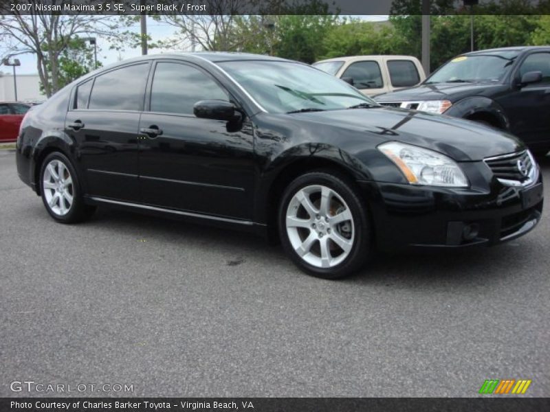 Super Black / Frost 2007 Nissan Maxima 3.5 SE