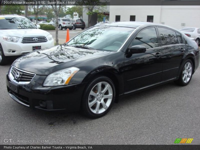 Super Black / Frost 2007 Nissan Maxima 3.5 SE
