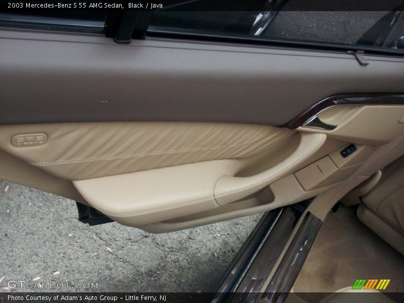 Black / Java 2003 Mercedes-Benz S 55 AMG Sedan