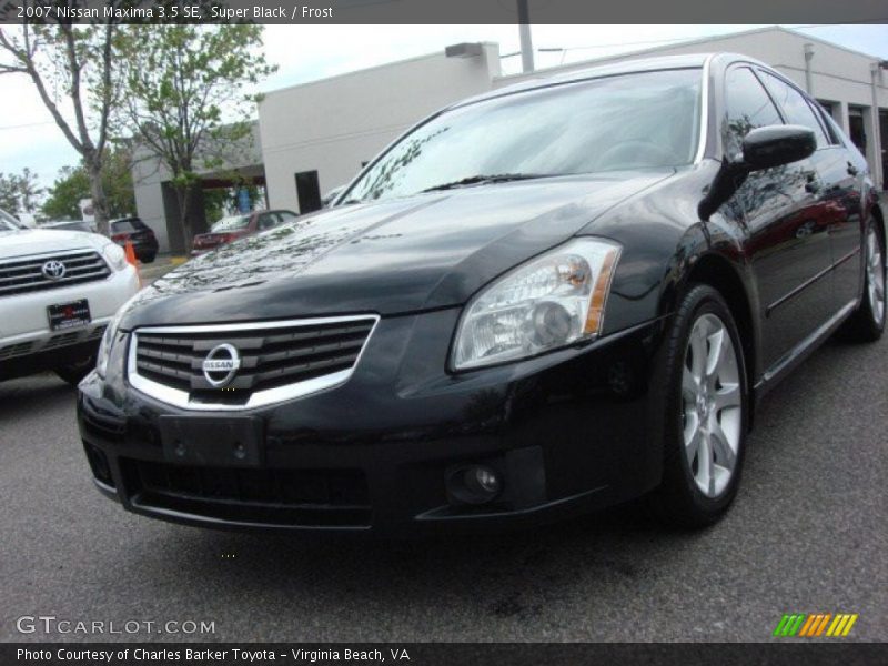 Super Black / Frost 2007 Nissan Maxima 3.5 SE