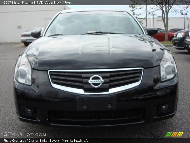 Super Black / Frost 2007 Nissan Maxima 3.5 SE
