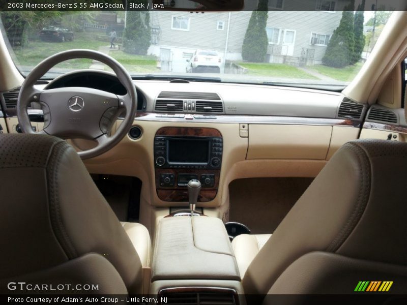 Black / Java 2003 Mercedes-Benz S 55 AMG Sedan