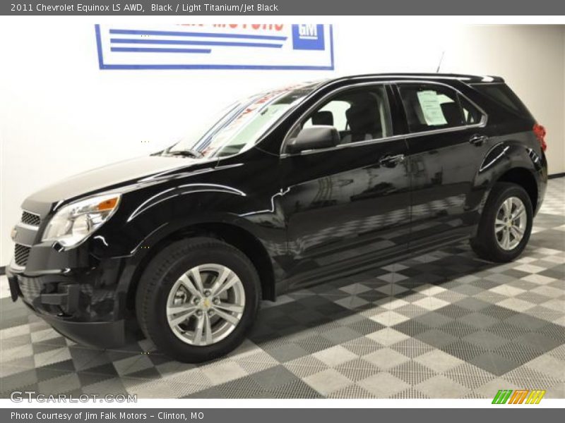 Black / Light Titanium/Jet Black 2011 Chevrolet Equinox LS AWD