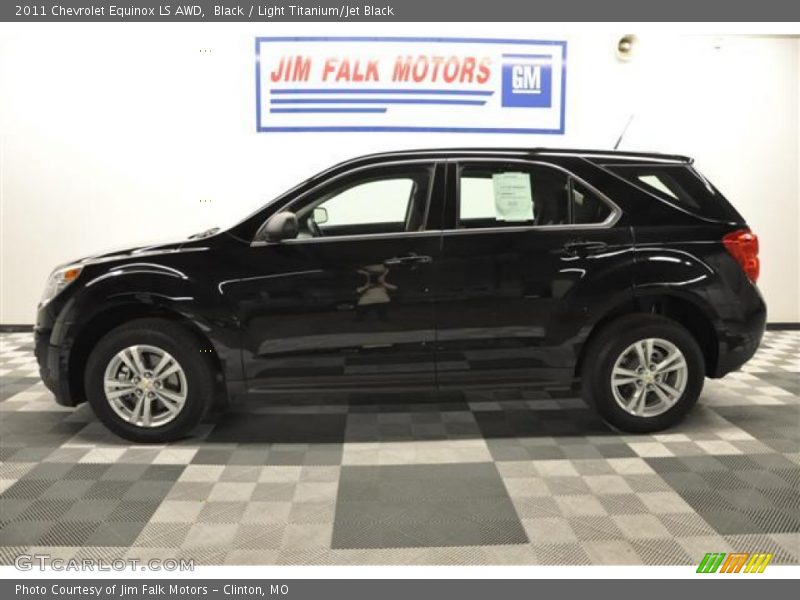Black / Light Titanium/Jet Black 2011 Chevrolet Equinox LS AWD
