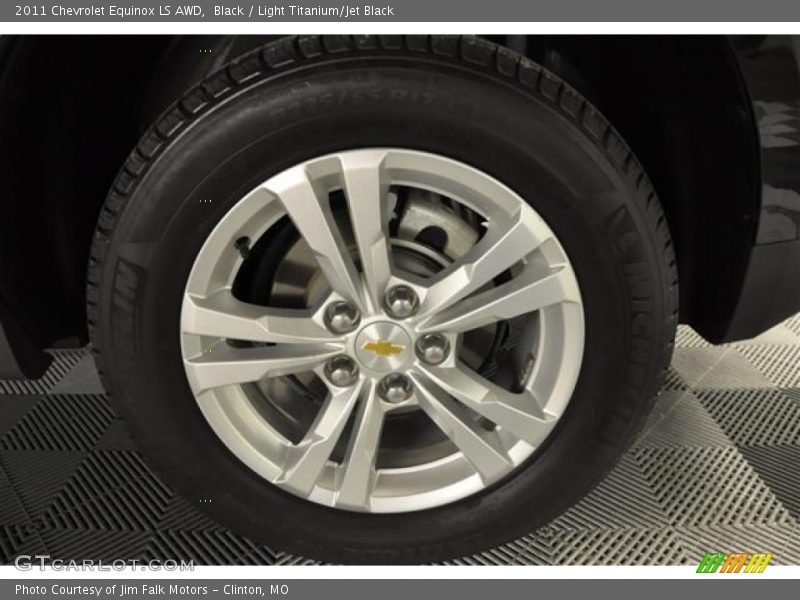 Black / Light Titanium/Jet Black 2011 Chevrolet Equinox LS AWD