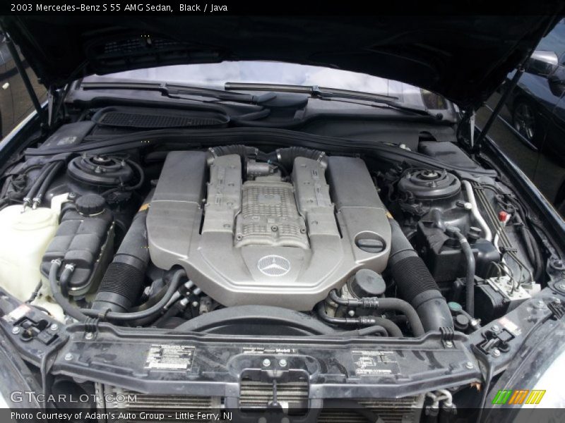 Black / Java 2003 Mercedes-Benz S 55 AMG Sedan