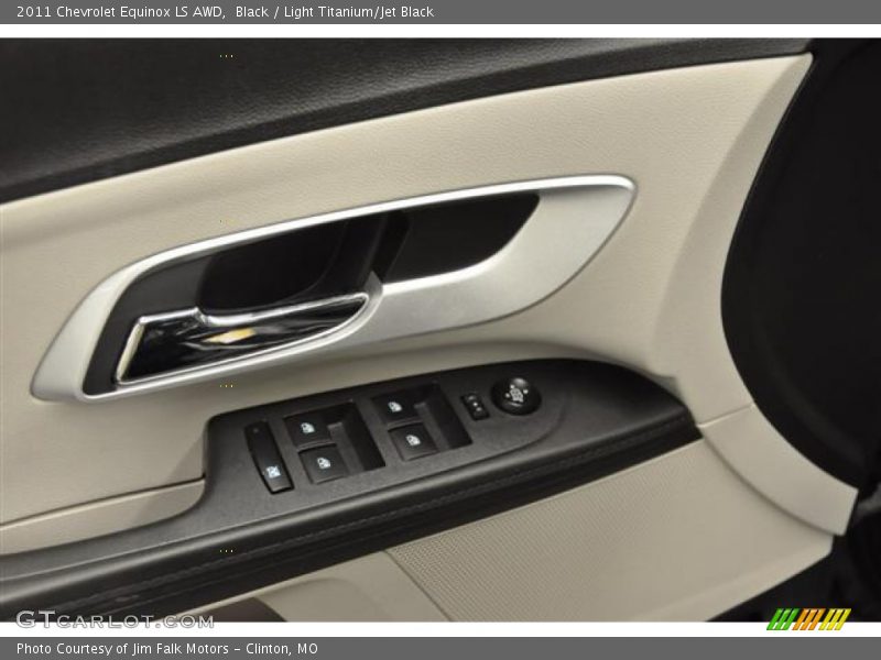 Black / Light Titanium/Jet Black 2011 Chevrolet Equinox LS AWD